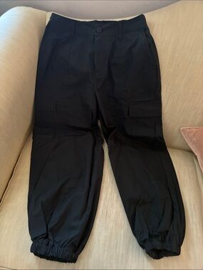 NWOT Future Collective Cargo Pants with elastic cuffs